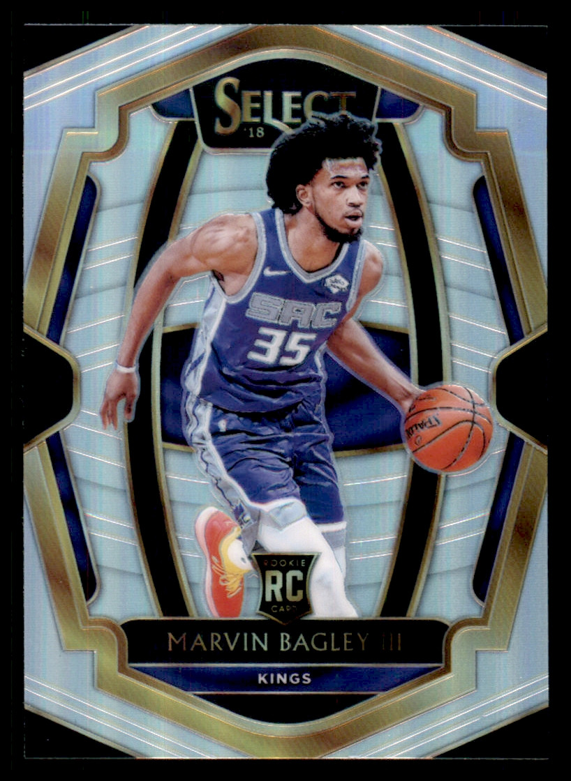 2018-19 Panini Select Marvin Bagley Silver Prizm Rookie #112 2018