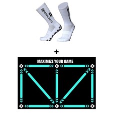 3X (mata treningowa do piłki nożnej, trening piłki nożnej, sprzęt wewnątrz-outdoorowy Q5I9)1121