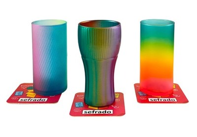 3er Set Regenbogenglas 2023 2022 2025 Mc Donalds Crew Delivery Coca Cola Gläser