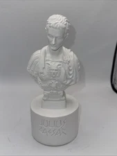 Julius Caesar Resin Pencil Holder Bust Statue