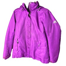 ZeroXposur Full Zip Wild Grape Jacket Coat Removable Liner Hooded Girls Size Med