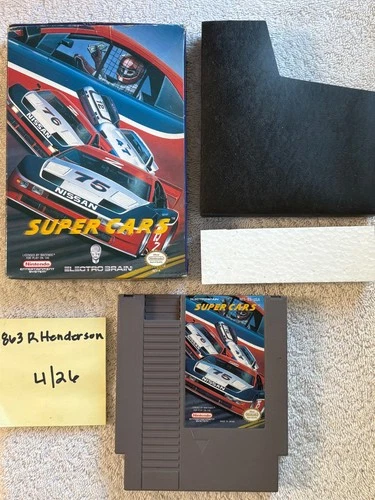 New ListingRetro: Super Cars (Nissan) 1990 Nintendo NES Authentic Game With Vintage Box