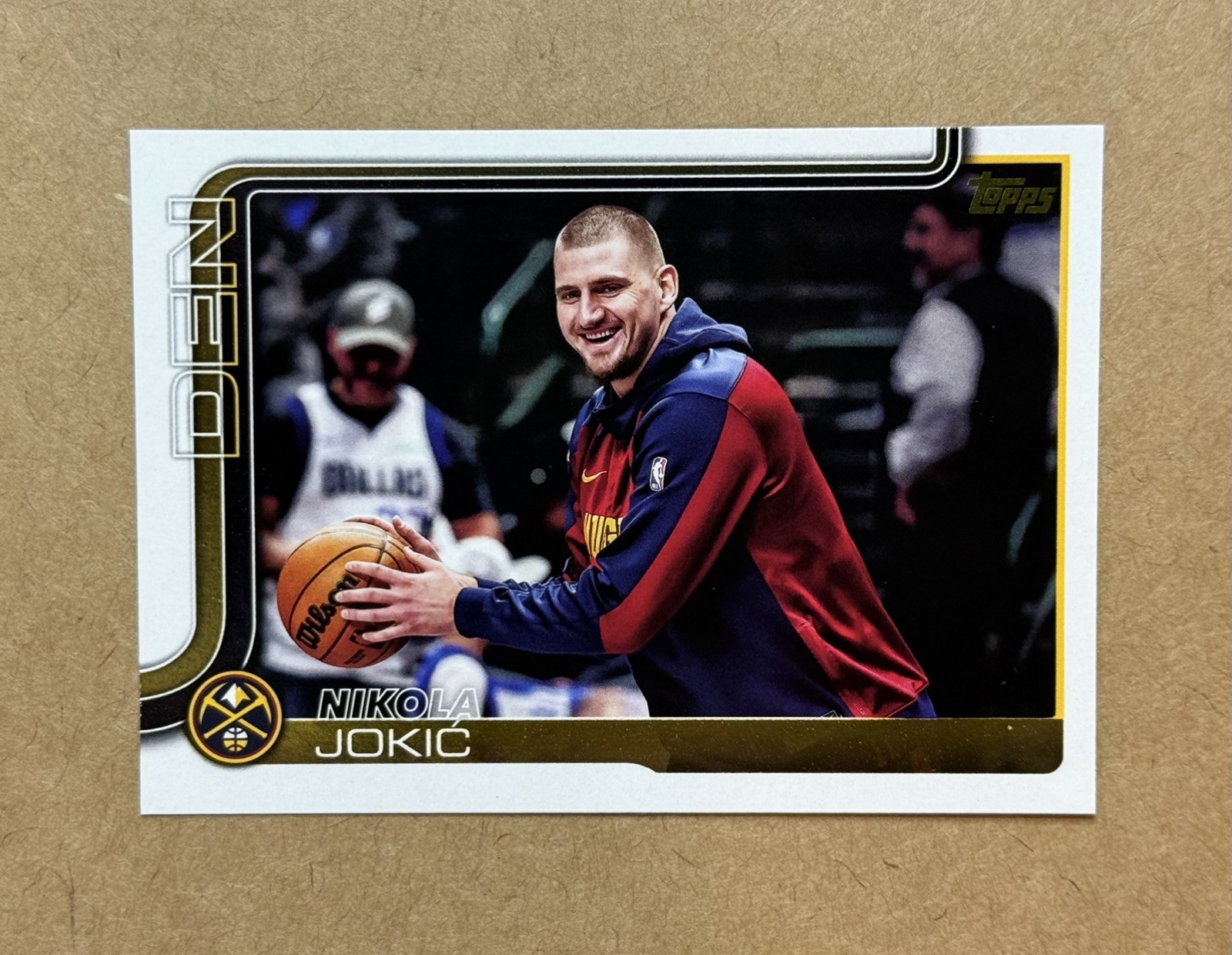 2025-26 Topps Nikola Jokic Golden Mirror Variation #101 SSP