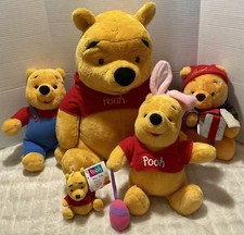 Vintage 90  s Winnie The Pooh Disney Store Plush Lot 19  NWT READ - Holidays