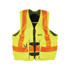 KENT SAFETY 150800-410-070-23 Life Jacket,3XL,15.5lb,Foam,Yellow 792Y27