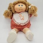 Vintage Cabbage Patch Kids Doll 1982 Coleco Blonde Yarn Hair Blue Eyes   Outfit
