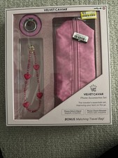 VELVET CAVIAR Phone Accessories Set Hot Pink Leopard Charm MagSafe Grip Bag 