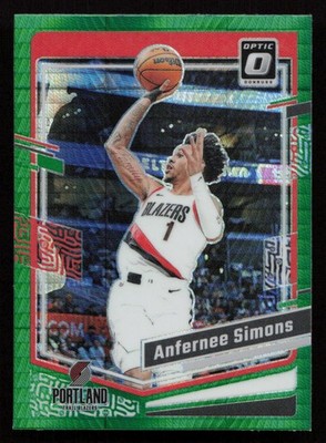 Anfernee Simons #153 2023-24 Donruss Optic Basketball (4C)