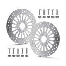 11.8" Front Brake Rotors Disc w/Bolts Fit for Harley Road King/Electra 2008-2022