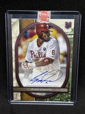 2025 Topps Museum Collection Archival Autographs Ryan Howard Auto /75 Phillies