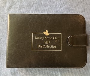 Disney Movie Club VIP Pin Collection Binder ONLY - EMPTY Album 9” x 6” 4 Inserts