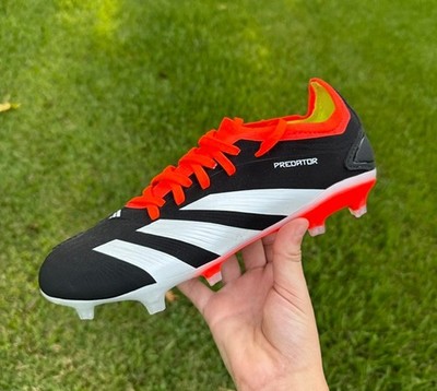 NWT  $150 Adidas Predator 24 Pro Solar Red Color Firm Soccer Cleats Size 5.5 