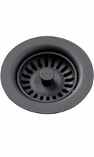 Elkay LKQD35GY Polymer Disposer Flange with Removable Basket Strainer Dusk Gray