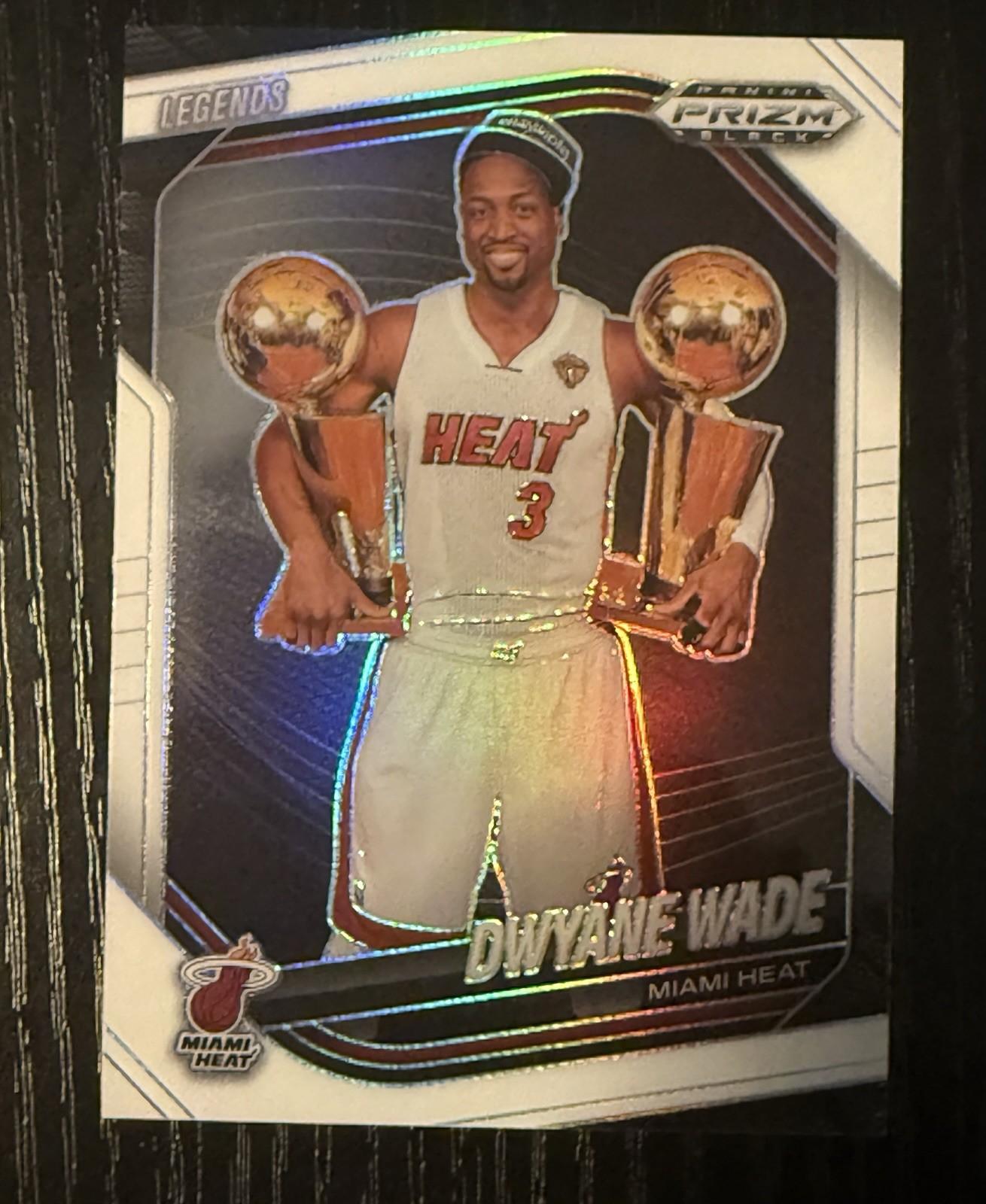 2024-25 Panini Prizm Dwyane Wade #261 Legends White Prizm #/175