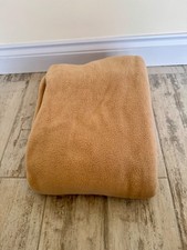 Out of Eden Fleece Blanket - Camel - Single (180x230cm) - Great Condition