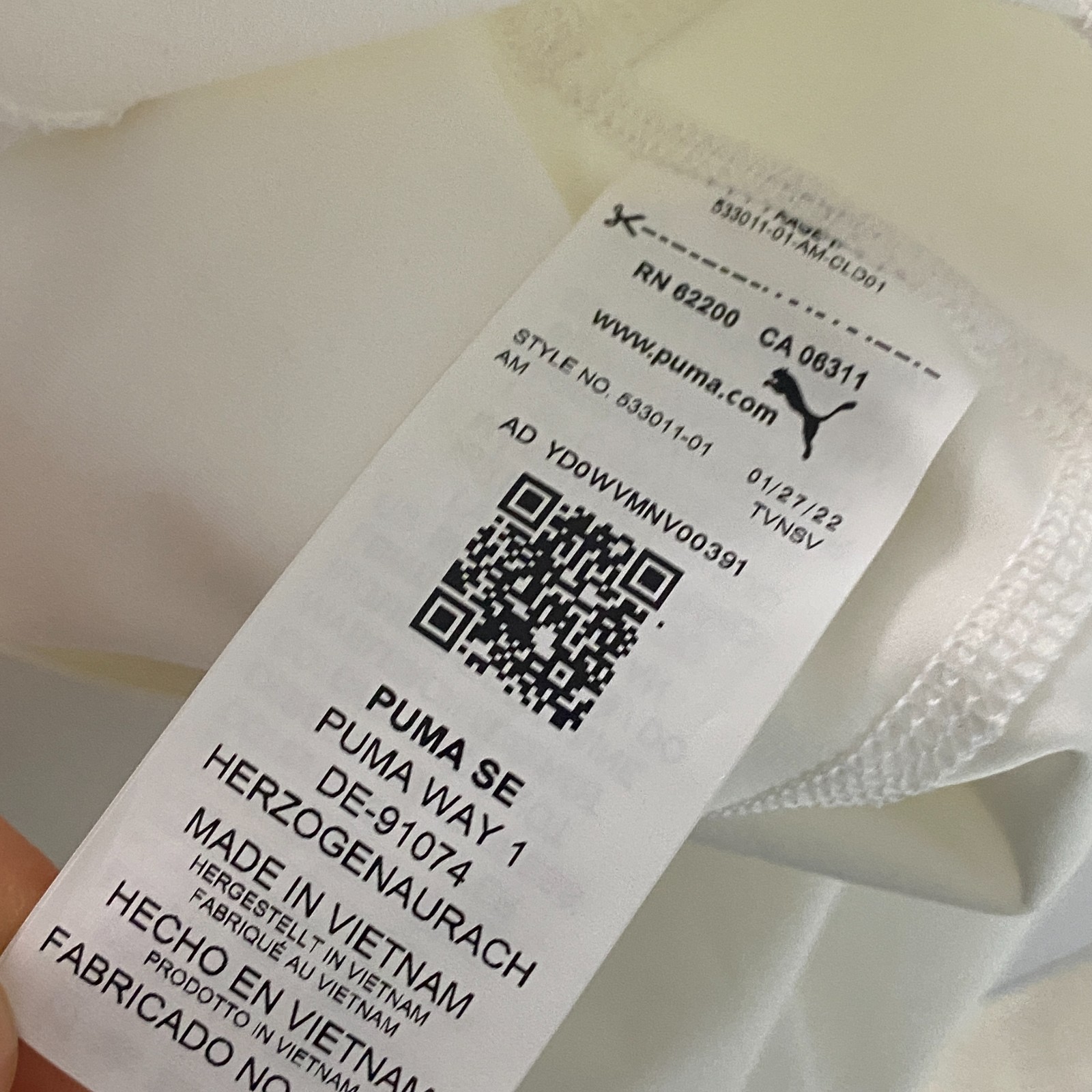 Puma Powershape Solid Woven Skort Womens Large Bright White Pull On thumbnail 10