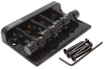 201B-4 4-String Bass Bridge 2 1/4 spacing - Black