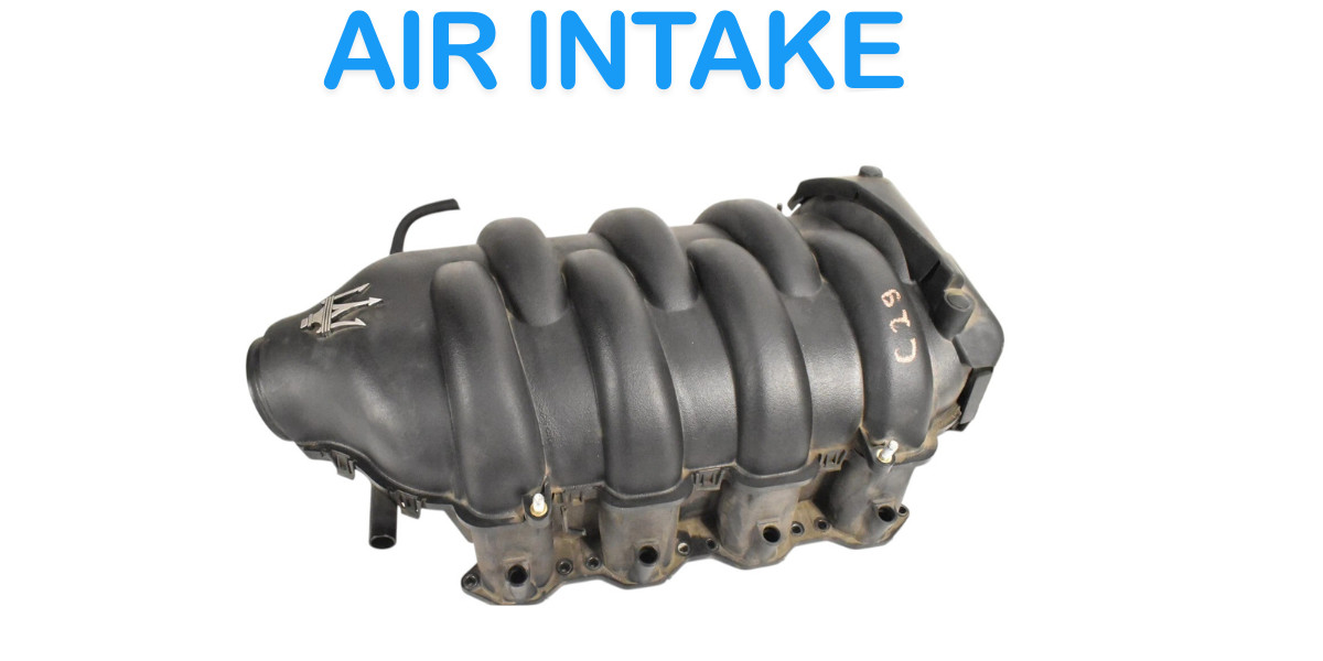 04-08 Maserati Quattroporte M139 Engine Air Intake Manifold Black 252163 OEM