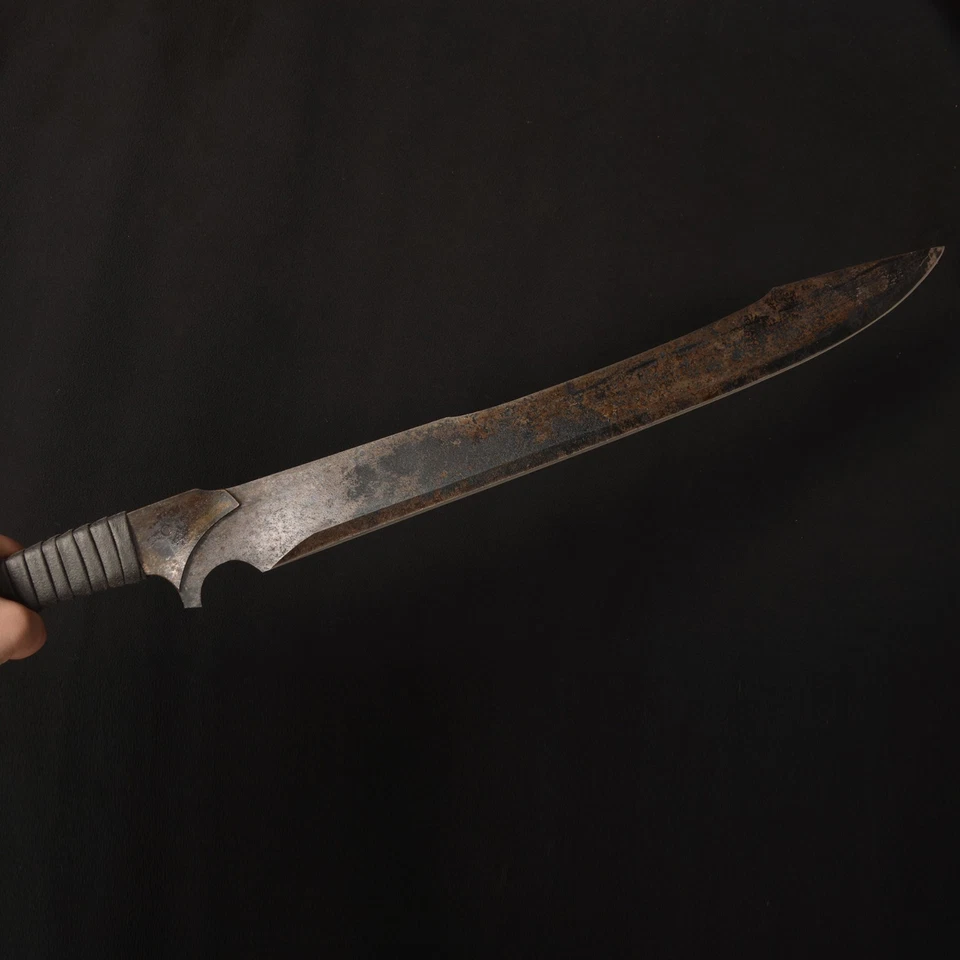 Espada Machete Hoja Sauce 52HRC Acero Manganeso Fundido Hecho a Mano Regalo Exterior Foto 3 de 4