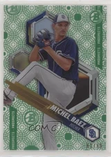 2018 Bowman High Tek Pattern 1 Circles Green Rainbow Diffractor /99 Michel Baez