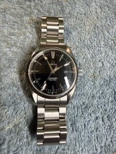 OMEGA SEAMASTER AQUA TERRA SWISS 36mm - 2518.50.00 Black Dial W/extra Bracelet