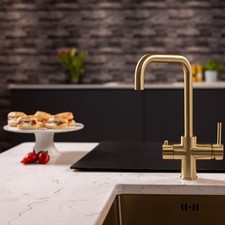 Flode Vier 4 in 1 Boiling Water Tap Full Kit - Tank & Filter | Instant Boiling,