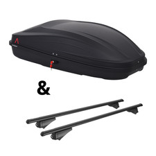 Für Ford Focus Turnier III - Dachträger Menabo Tiger & Dachbox Spark 320 Neuware