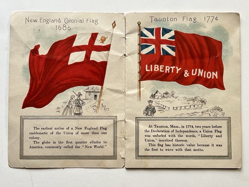 Antique 1912 History of American Flag 10 PG Booklet Chase & Sanborn’s Coffee OFF - Picture 2 of 8