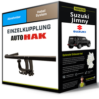 Abnehmbare AnhäNgerkupplung für Suzuki Jimny 07.2018-Jetzt II Typ A6G Auto Hak