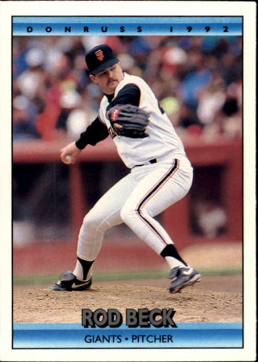 1992 Donruss #461 Rod Beck RC - BB