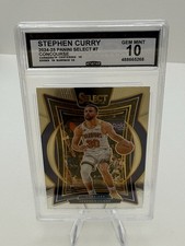 Panini 2024-25 Select Stephen Curry Concourse #7 CGC Gem Mint 10 Warriors