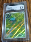 Bulbasaur 166/165 Sv: Scarlet & Violet 151 Holo psa 8.5