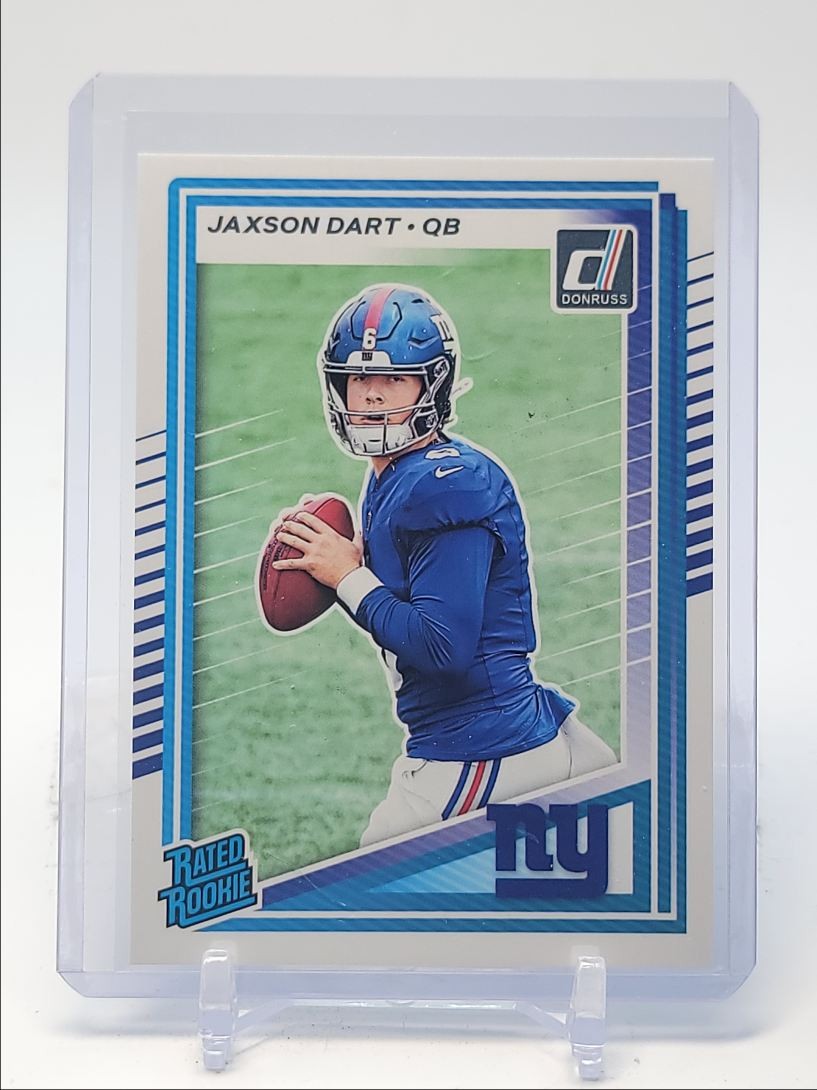 JAXSON DART 2025 DONRUSS RATED ROOKIE AQUEOUS TEST GIANTS RC Q4832