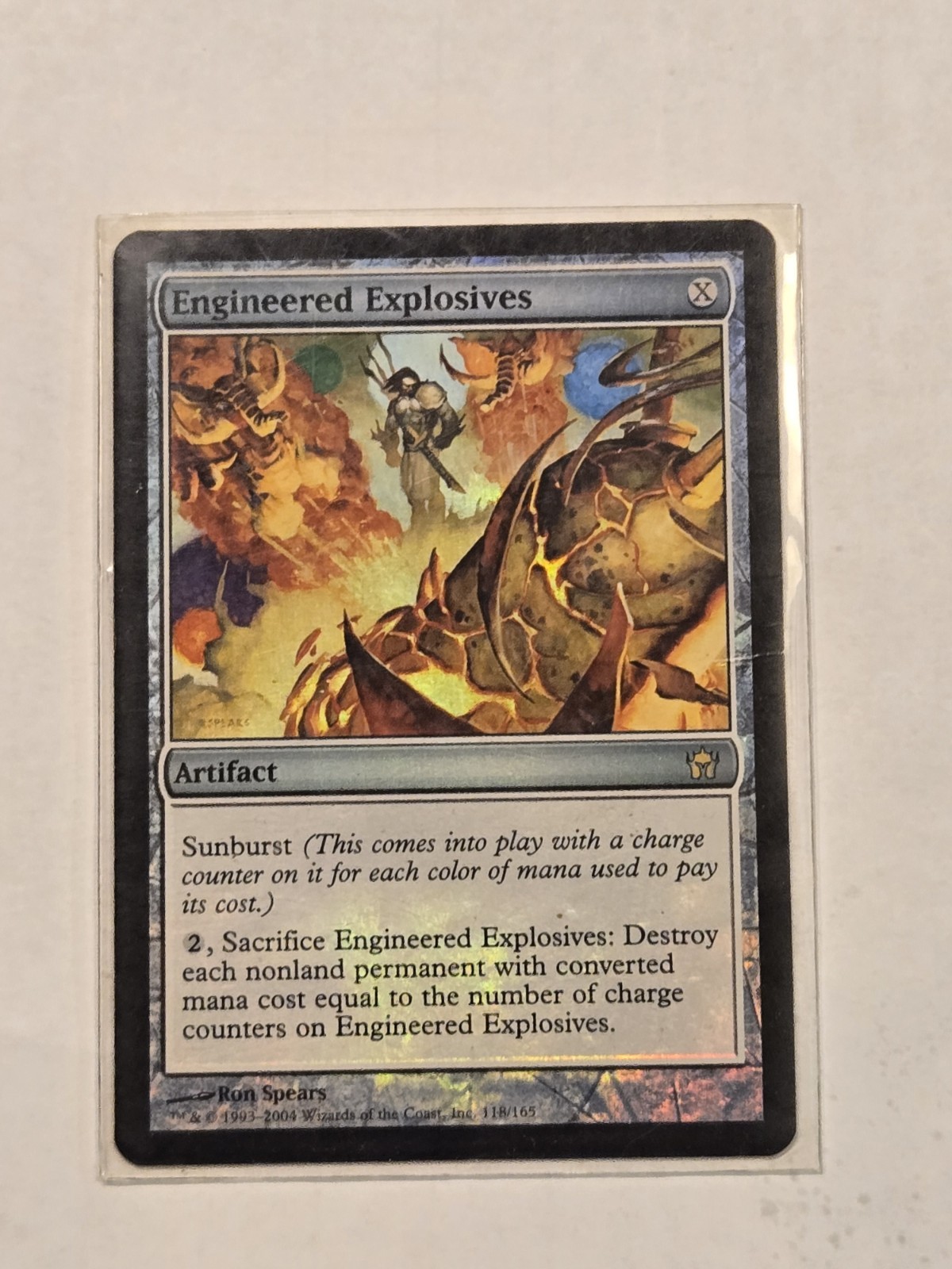 Wizards of the Coast Engineered Explosives 118/165 Fifth Dawn Foil Rare EN 2004
