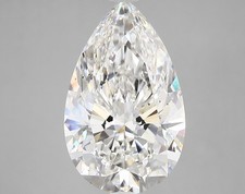 Lab-Grown Diamond 4.56 Ct Pear F VS2 Quality Excellent Cut GIA Certified Loose 1054.42 per carat