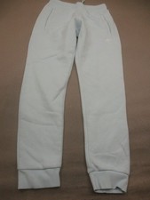 Adidas Size S Womens Blue Cotton Blend Pockets Drawstring Sweatpants Jogger 681