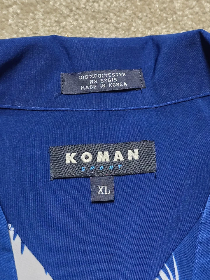 罕见复古夏威夷衬衫男式 XL 经典沙滩汽车花卉 — 第 4/4 张图片