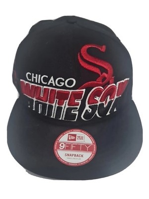Kappe New Era Snapback Schwarz Chicago White Sox Verstellbar