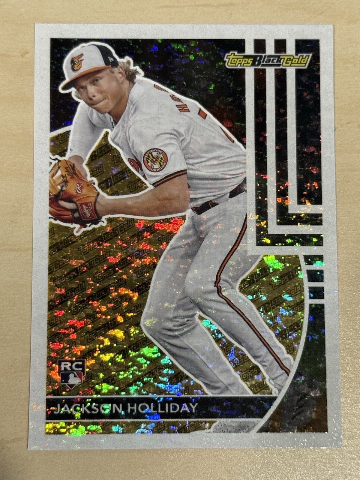 2024 Topps Update Jackson Holliday #BG-24 Topps Black Gold RC Baltimore Orioles