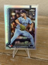 2025 Topps Chrome Update Mason Fluharty Refractor USC161 Blue Jays RC