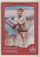 2018 Panini Diamond Kings Red Frame Chuck Klein #37 HOF 08y1