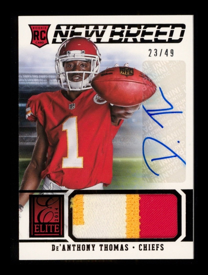 De'Anthony Thomas Panini Elite New Breed #9 Base