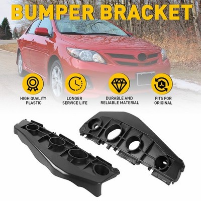 Pair Bumper For Bracket 2011-2013 Toyota Corolla Driver Front Passenger Side USA