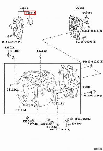 Genuine LandCruiser HZJ76 HZJ74 HZJ71 HZJ105 Front Gearbox Input Shaft Oil Seal - Picture 12 of 20
