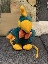 Vintage GAF Talking Parrot Bird Plush Motion Activated Great American Fun