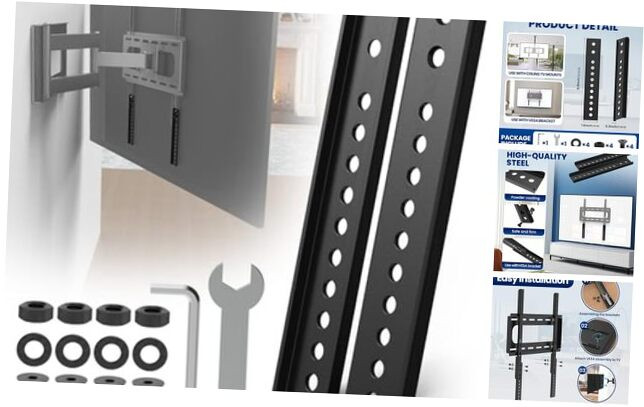 TV Mount Extension Bracket | Vertical VESA Extender Kit for Low Profile TVs  -image