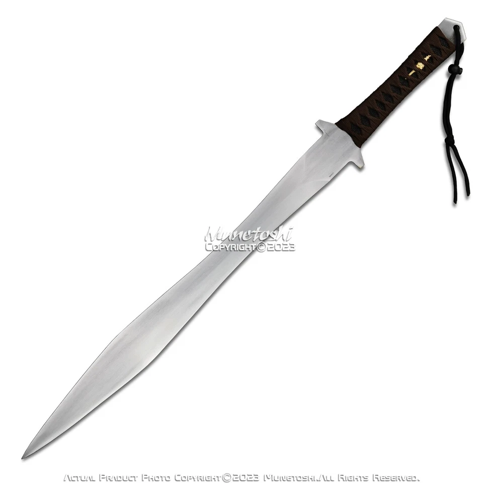 "Espada funcional 34"" Gladius Spartan Machete 1060 acero al carbono afilado Full Tang" Foto 4 de 4