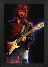 Spirit of Eric Clapton Framed Wall Art Poster Canvas Print Picture