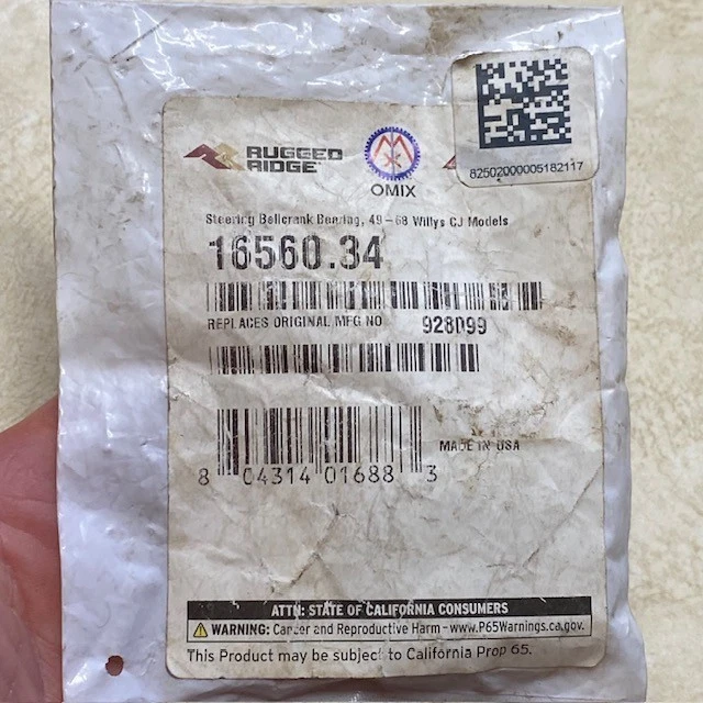 Nuevo buje de manivela de embrague J0928099 para Jeep Commando CJ6 CJ5 CJ3 FC150 FC170 Foto 2 de 4