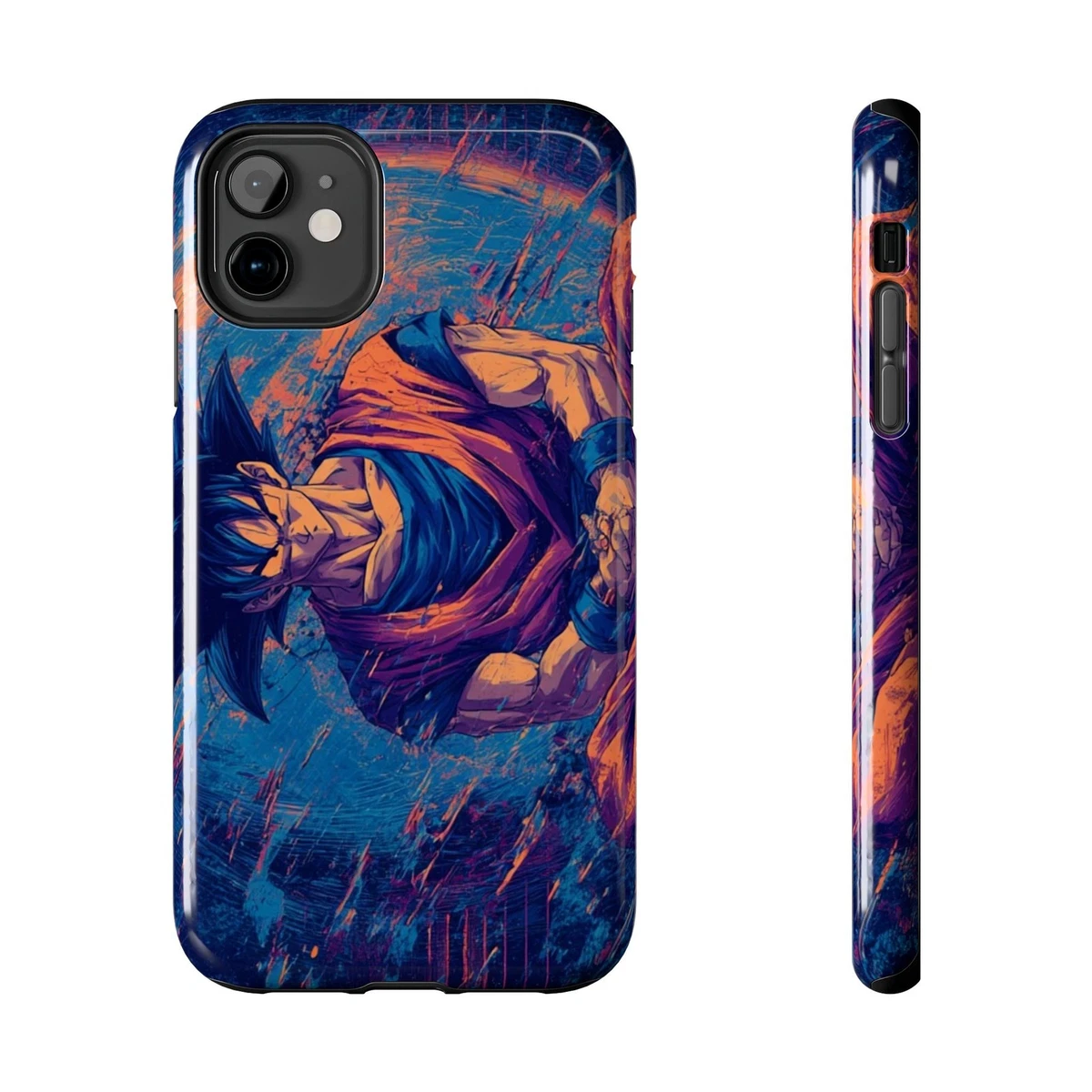 Coque DBZ Pour IPhone – Son Goku, Vegeta – Modèles X à 15 Pro/Max – Neuve